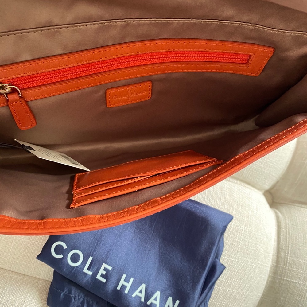 ✨FLASH SALE!!!✨Cole Haan Genevieve NWT! Woven Leather Bag - Picture 12 of 15